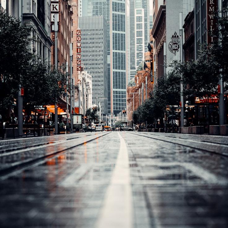 Sunset outdoors in Germany